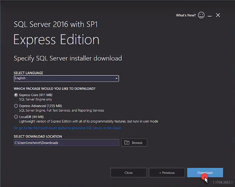 2.1.3.a. SQL Express Server Kurulumu – SambaPOS Knowledgebase