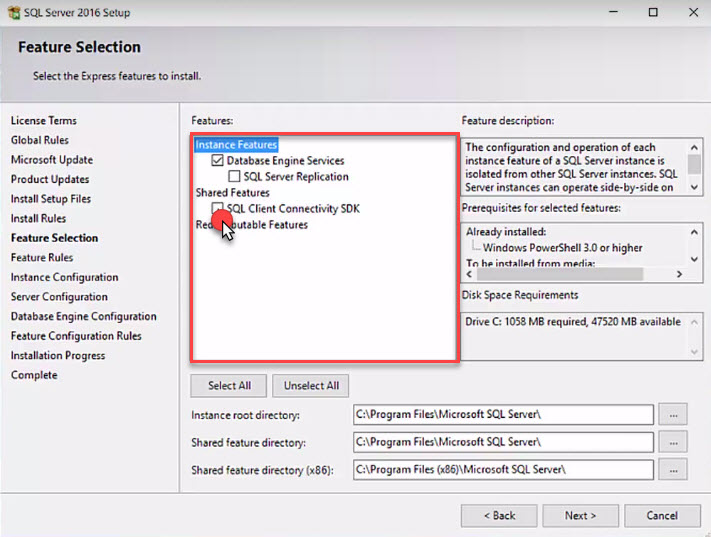 2.1.3.a. SQL Express Server Kurulumu – SambaPOS Knowledgebase
