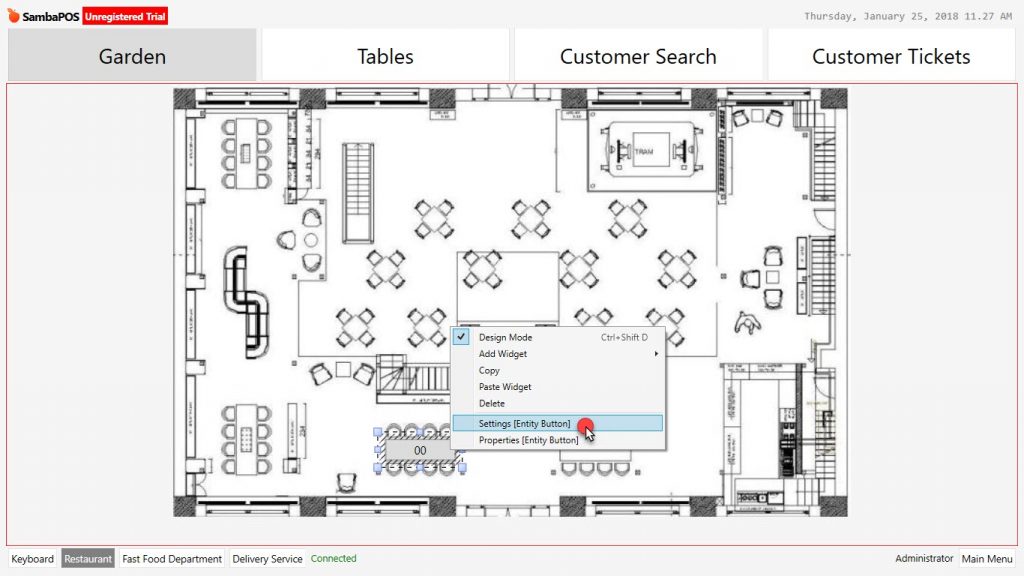 how to design a restaurant floor plan using rapid sketch