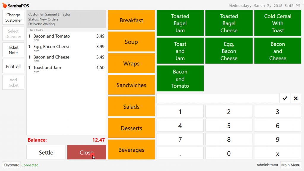 4.5. How to Use Caller ID for Delivery Service? – SambaPOS