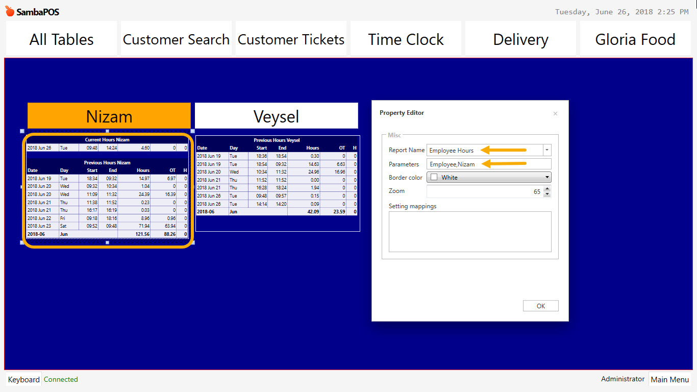 4.14. How to Set Time Clock Implementation? – SambaPOS Knowledgebase