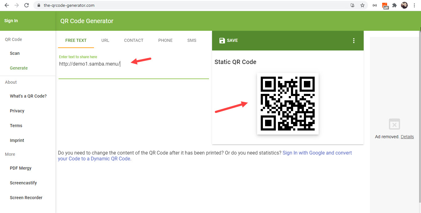 4.68. How to Setup SambaPOS QR Menu – SambaPOS Knowledgebase