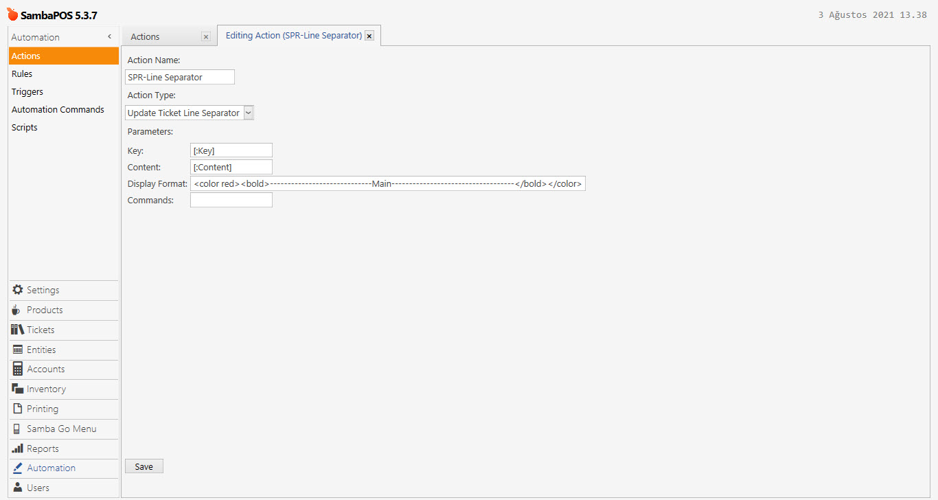 taskpaper insert separator